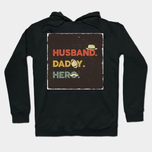 Husband Daddy Hero Hoodie